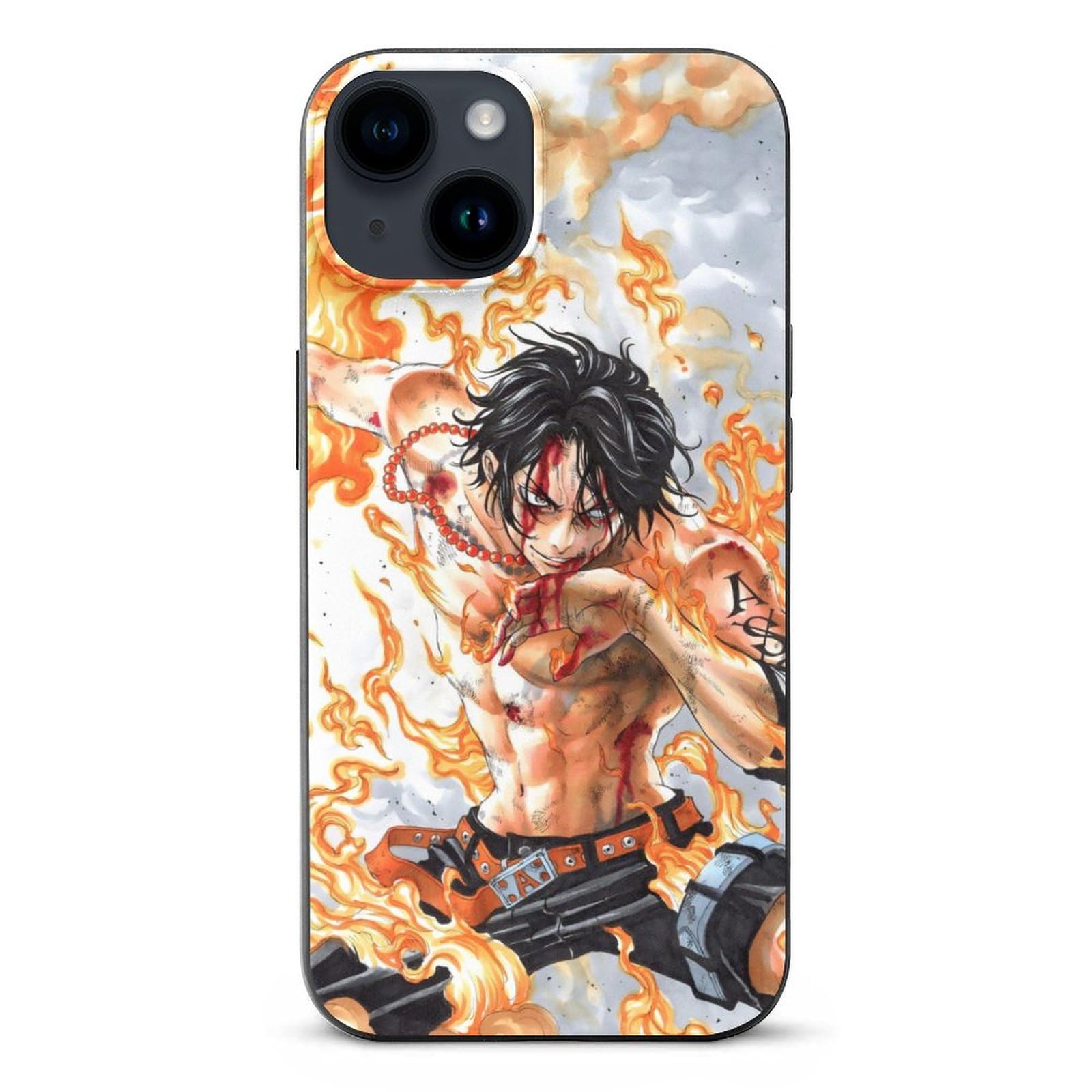 Amazon.co.jp: iPhone 11ケース ワンピース エース 火拳 ONE PIECE